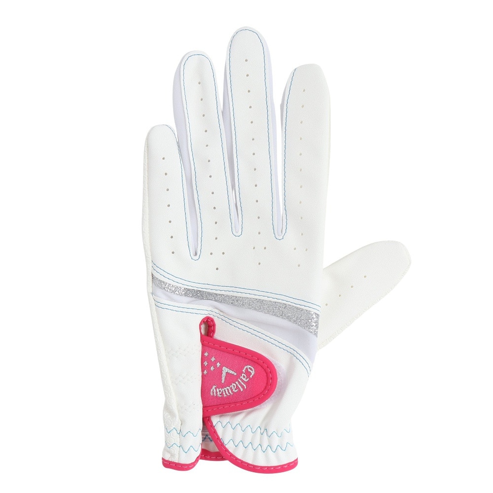キャロウェイ（CALLAWAY）（レディース）両手用 スタイル デュアル グローブ 5325132 S25 WHTPNK