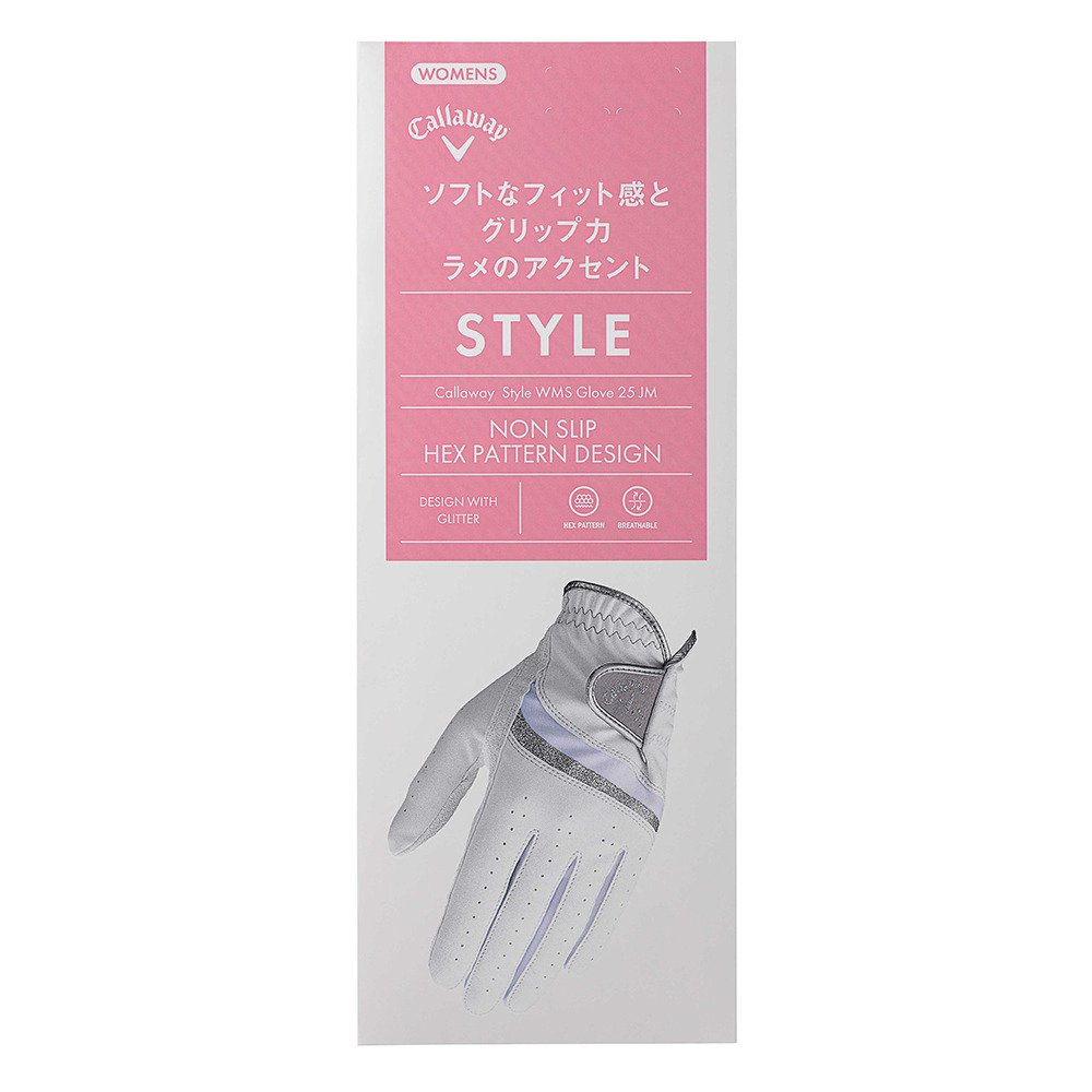 両手用 ゴルフグローブ 5325136StyleDualWMS25 WHTGRY 4