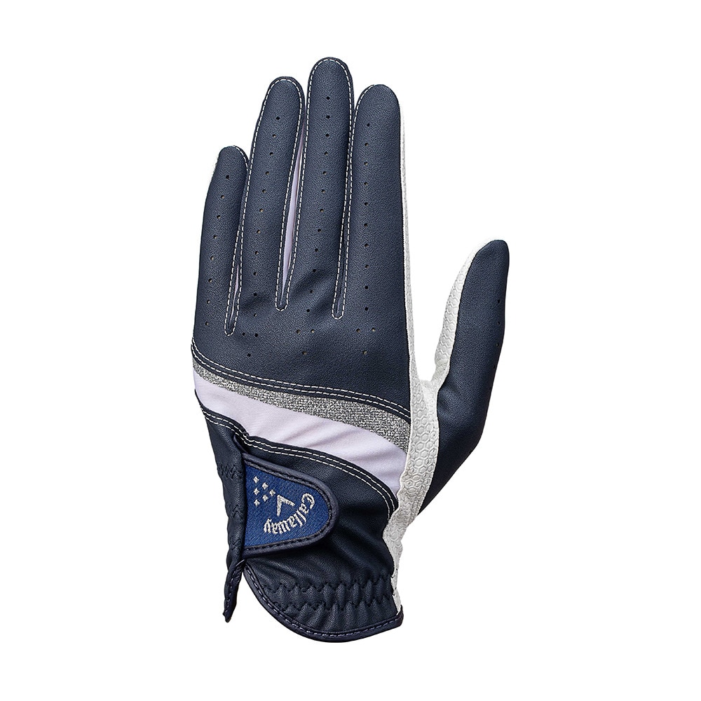 キャロウェイ（CALLAWAY）（レディース）両手用 ゴルフグローブ StyleDualWMS25 5325140 NVY