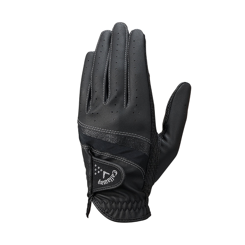 キャロウェイ（CALLAWAY）（レディース）両手用 ゴルフグローブ StyleDualWMS25 5325144 BLK