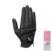 (レディース)両手用 ゴルフグローブ StyleDualWMS25 5325144 BLK