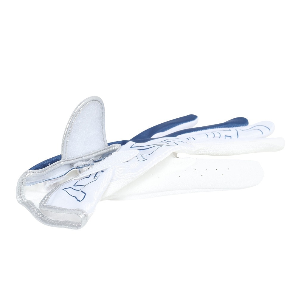 キャロウェイ（CALLAWAY）（レディース）ゴルフ 両手用 シェブ デュアル グローブ 5325148 WHT