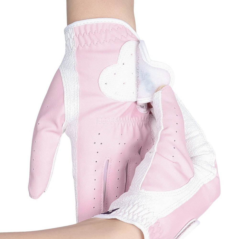 キャロウェイ（CALLAWAY）（レディース）両手用 ネイル デュアル グローブ 5325158 WMS 25 PNK