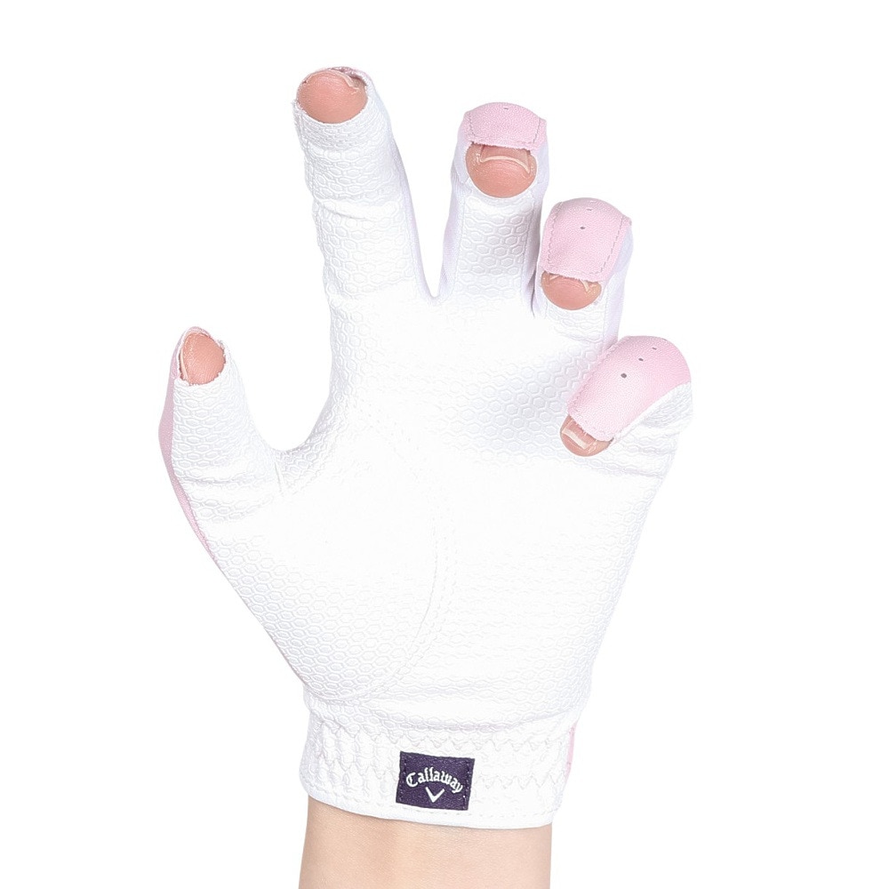 キャロウェイ（CALLAWAY）（レディース）両手用 ネイル デュアル グローブ 5325158 WMS 25 PNK