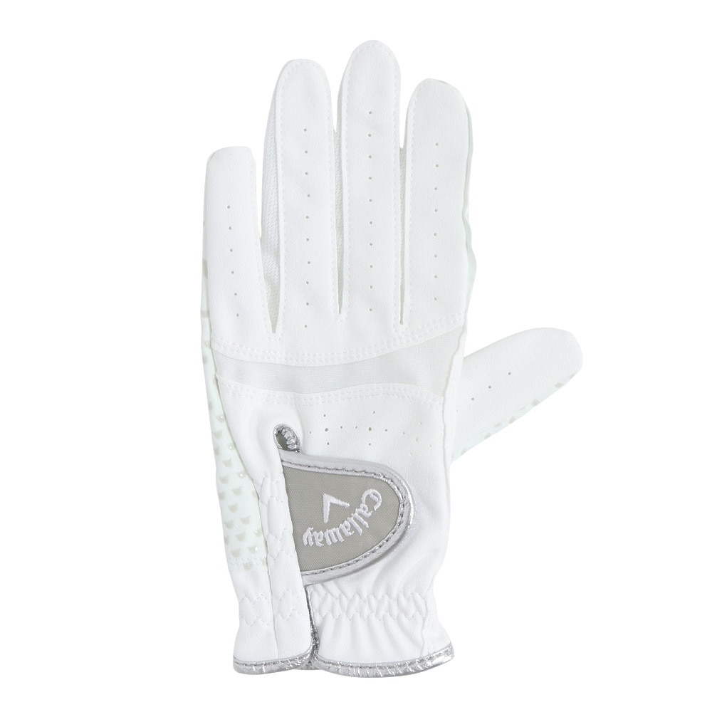 キャロウェイ（CALLAWAY）（レディース）両手用 ハイパーグリップ デュアル グローブ 5325174 S25 WHT