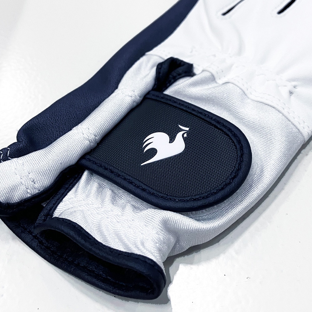 ルコックスポルティフ（lecoqsportif）（レディース）両手用 ネイルフリー ゴルフグローブ LG5SGV01L WH00