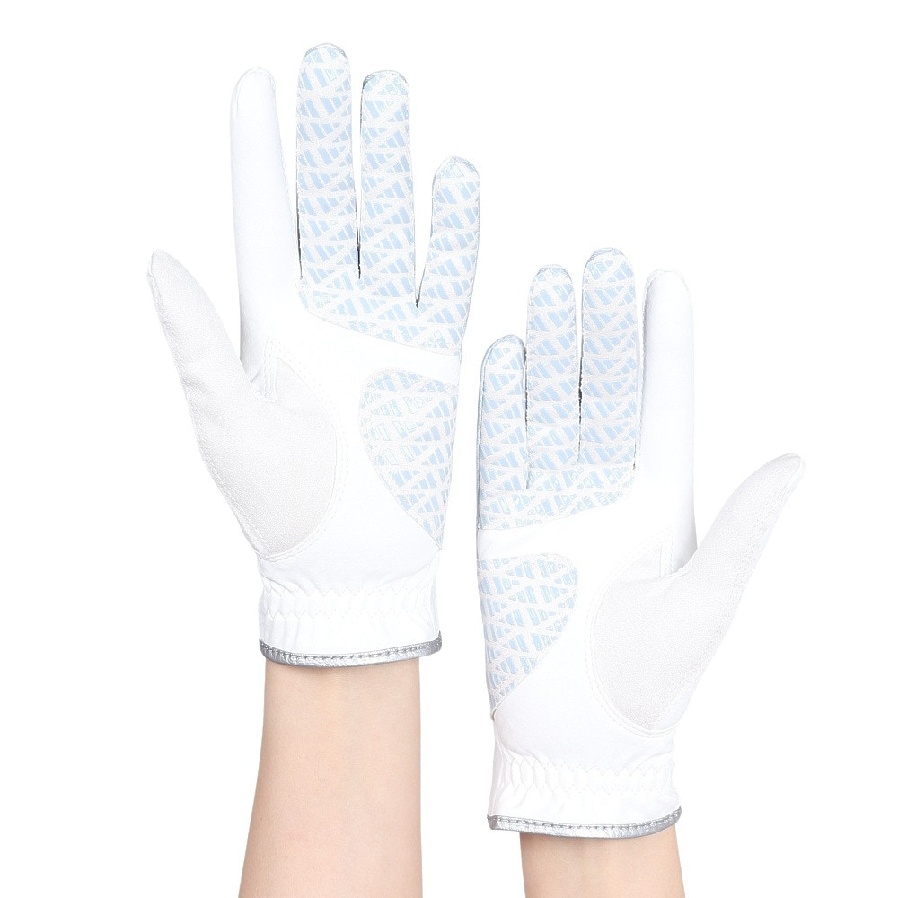 アディダス（adidas）（レディース）両手用 クール ハイグリップ 25 ペアグローブ KVH39-JE7161W/BL
