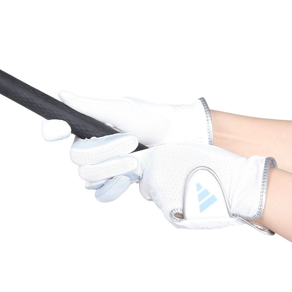 アディダス（adidas）（レディース）両手用 クール ハイグリップ 25 ペアグローブ KVH39-JE7161W/BL