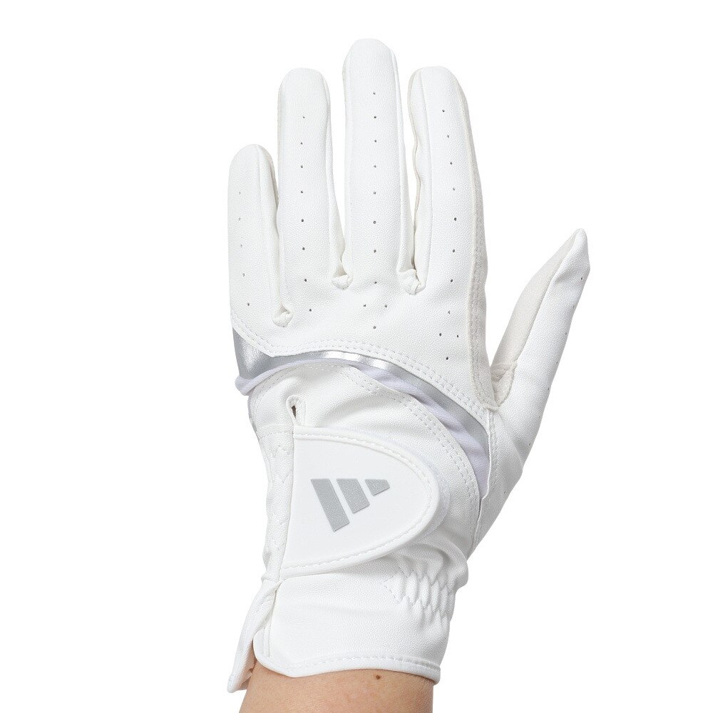 アディダス（adidas）（レディース）ゴルフ 両手用 アディゼロ グローブペア ライト&コンフォート KVH44-JE7182W/GRY