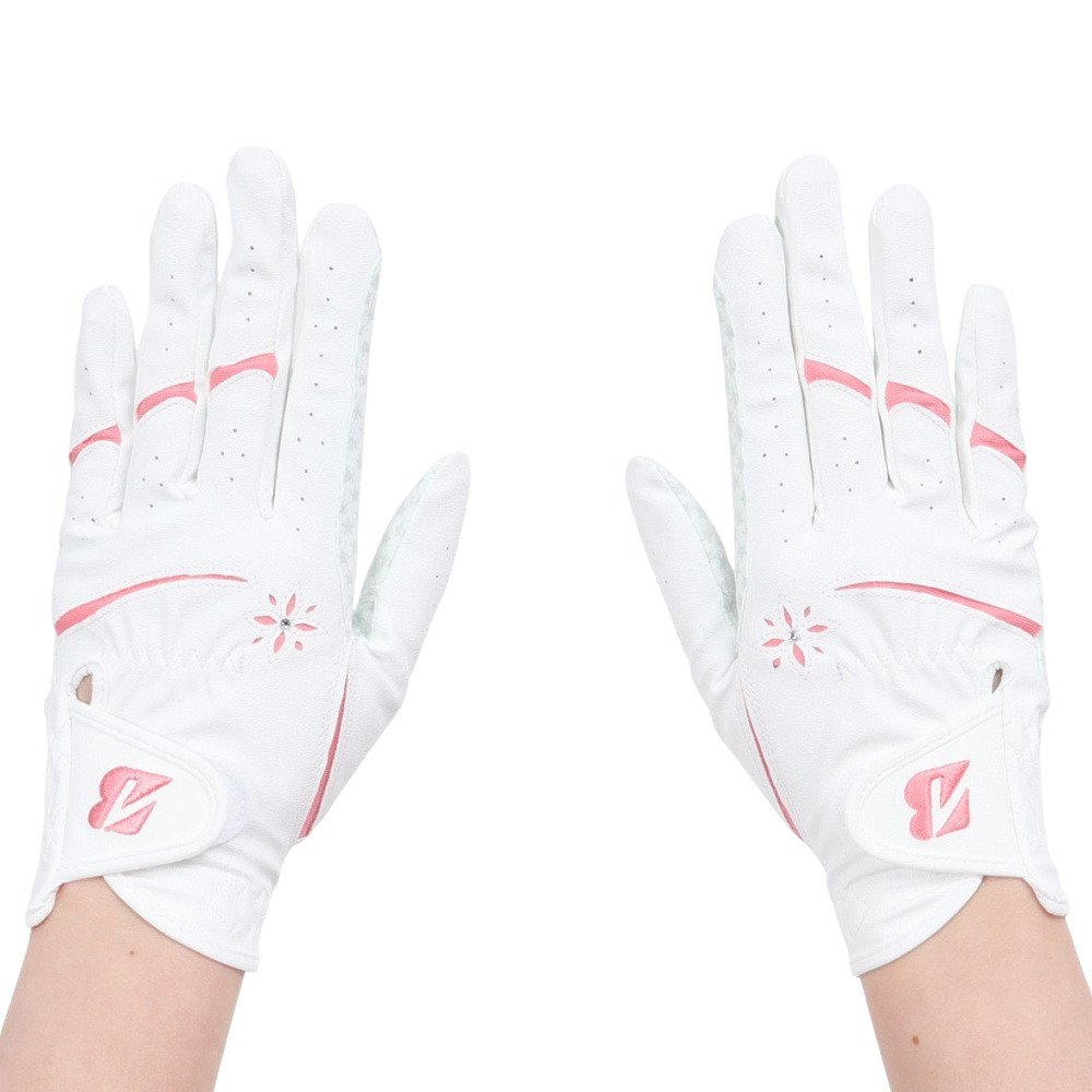 ブリヂストンゴルフ（BRIDGESTONE GOLF）（レディース）ゴルフグローブ 両手用 ウルトラ グリップ GL25L2WP