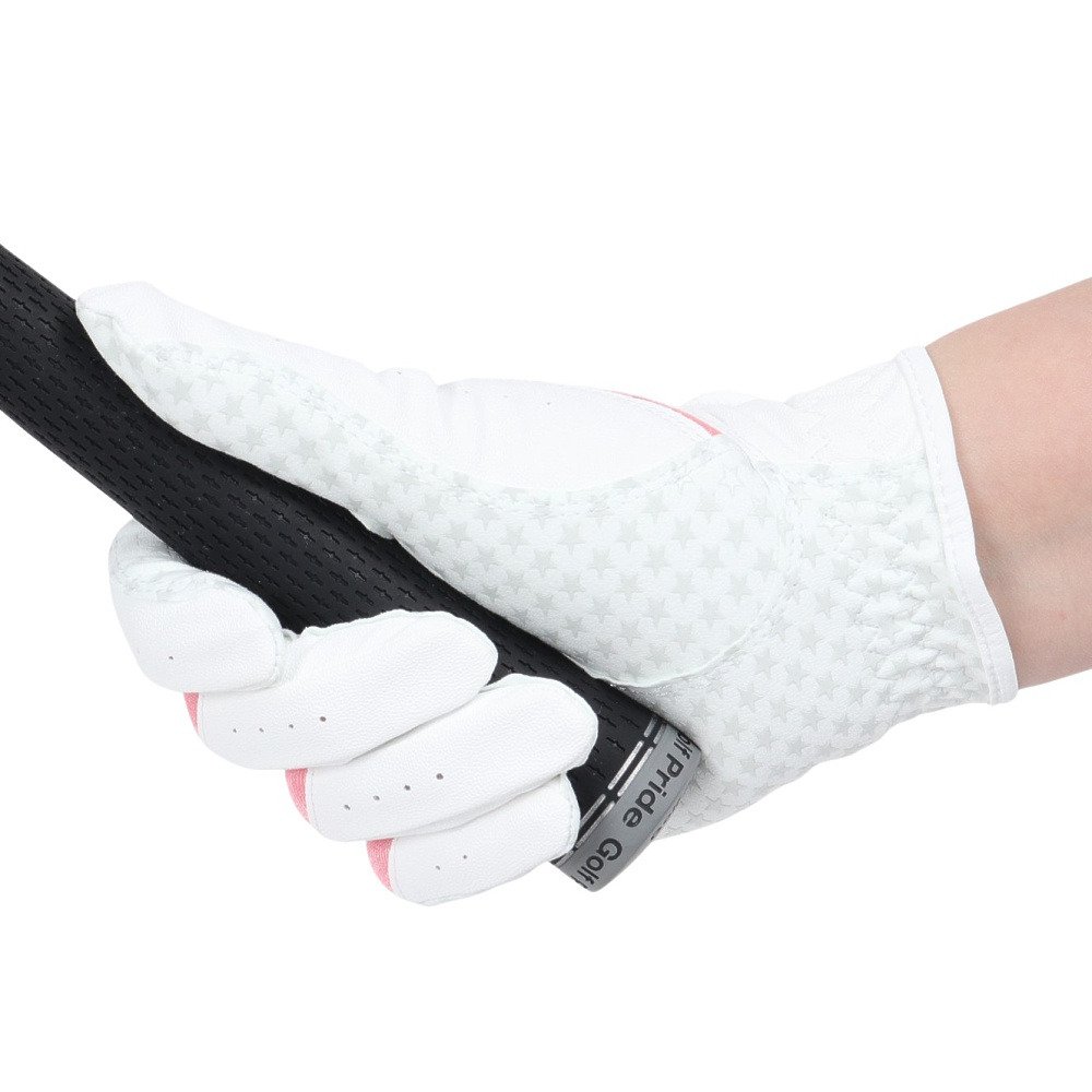 ブリヂストンゴルフ（BRIDGESTONE GOLF）（レディース）ゴルフグローブ 両手用 ウルトラ グリップ GL25L2WP