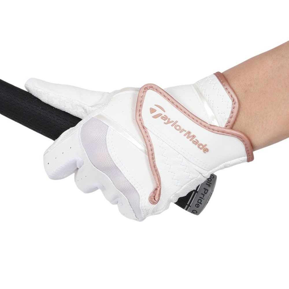 テーラーメイド（TAYLORMADE）（レディース）ゴルフ 両手用インタークロス 4.0 グローブ ペア M24620-TL936