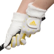 アディダス（adidas）（レディース）ゴルフ スリーバー モノグラム柄 ウォームペアグローブ RH250-HG5567W/Y