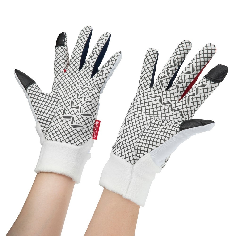 ミズノ（MIZUNO）（レディース）ゴルフ グローブ 防寒 保温 発熱 スマホ対応 ブレスサーモ手袋 両手用 23サーマグリップWomens 5MJWB35201