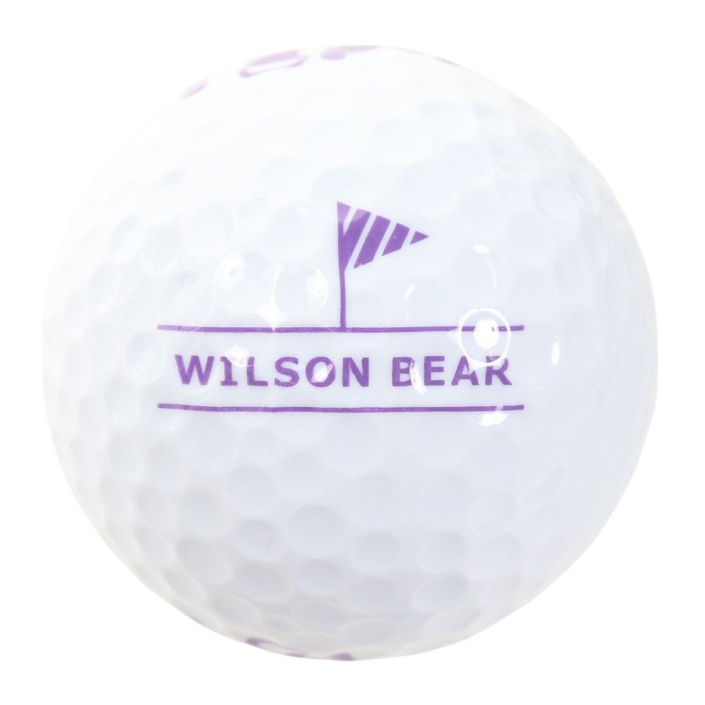 ウイルソンゴルフ（Wilson Golf）（レディース）ゴルフボール ベア4 ホワイト ネット入り 10球