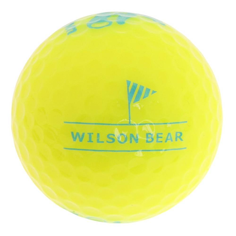 ウイルソンゴルフ（Wilson Golf）（レディース）ゴルフボール BEAR4 イエロー 1ダース