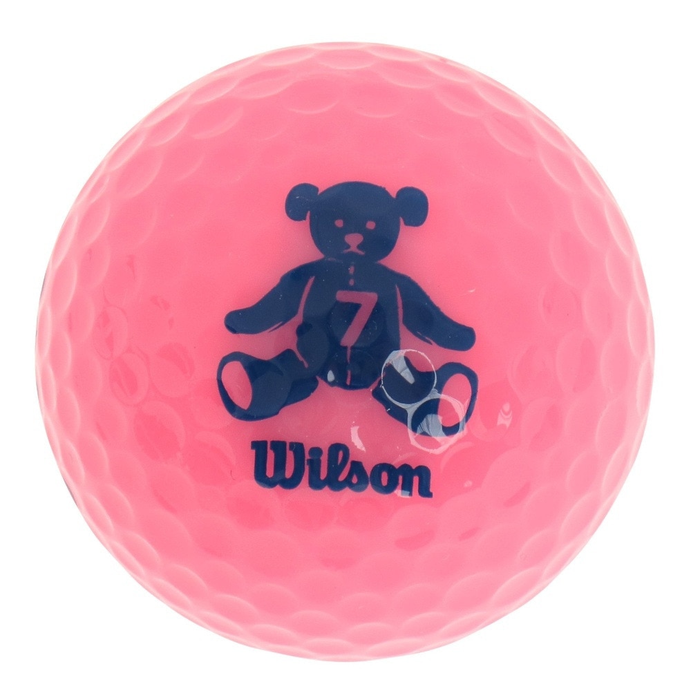 ウイルソンゴルフ（Wilson Golf）（レディース）ゴルフボール BEAR4 1ダース ピンク