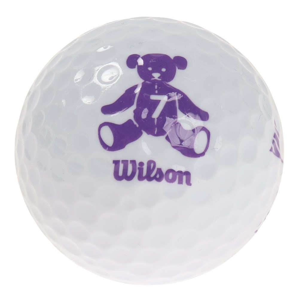 ウイルソンゴルフ（Wilson Golf）（レディース）ゴルフボール BEAR4 ホワイト 1ダース