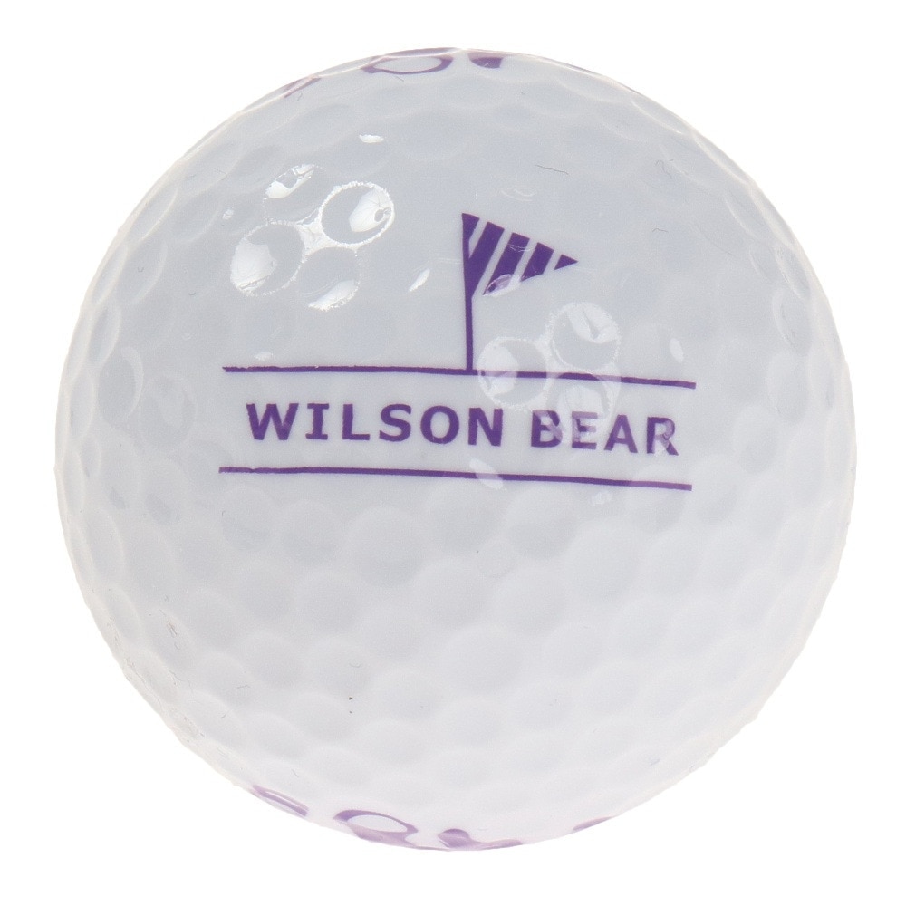 ウイルソンゴルフ（Wilson Golf）（レディース）ゴルフボール BEAR4 ホワイト 1ダース