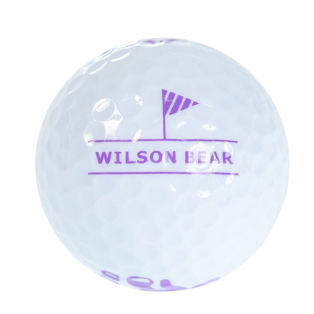 ウイルソンゴルフ（Wilson Golf）（レディース）ゴルフボール BEAR4 ホワイト ネット(8個入り)