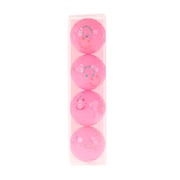 (レディース)ゴルフボール KIRA SWEET 4個入り フルキャラ ピンク4ケ