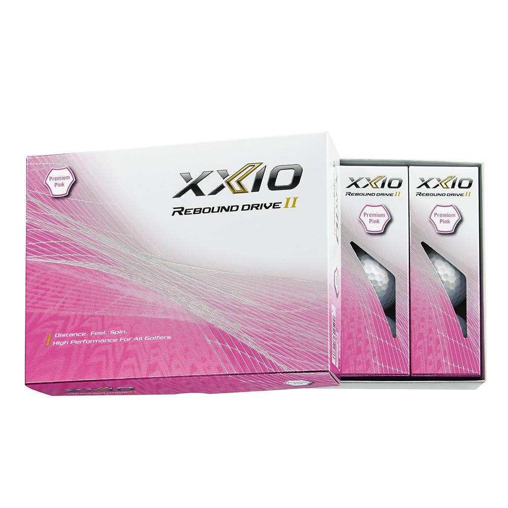 ゼクシオ（XXIO）（レディース）ゴルフボール リバウンド ドライブ 2 XN RD2 PPK ダース(12個入り)