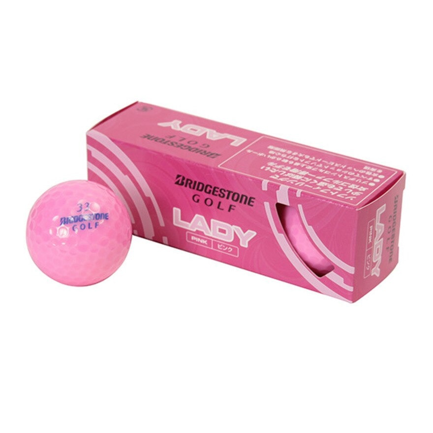ブリヂストン（BRIDGESTONE）（レディース）ゴルフボールゴルフボール LADY ピンク 1ダース(12個)