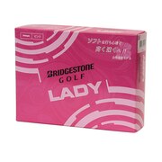 ブリヂストン（BRIDGESTONE）（レディース）ゴルフボールゴルフボール LADY ピンク 1ダース(12個)