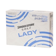 ブリヂストン（BRIDGESTONE）（レディース）ゴルフボールゴルフボール LADY ホワイト 1ダース(12個)