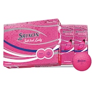 スリクソン（SRIXON）（レディース）ゴルフボール SOFT FEEL LADY SN SF LADY5 PPK 1ダース(12個) 