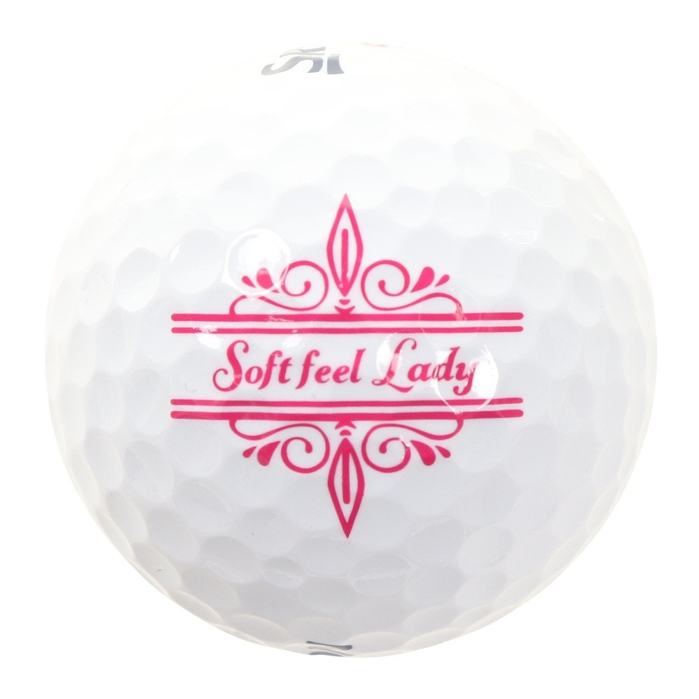 スリクソン（SRIXON）（レディース）ゴルフボール SOFT FEEL LADY SN SF LADY5 WH 1ダース(12個) 