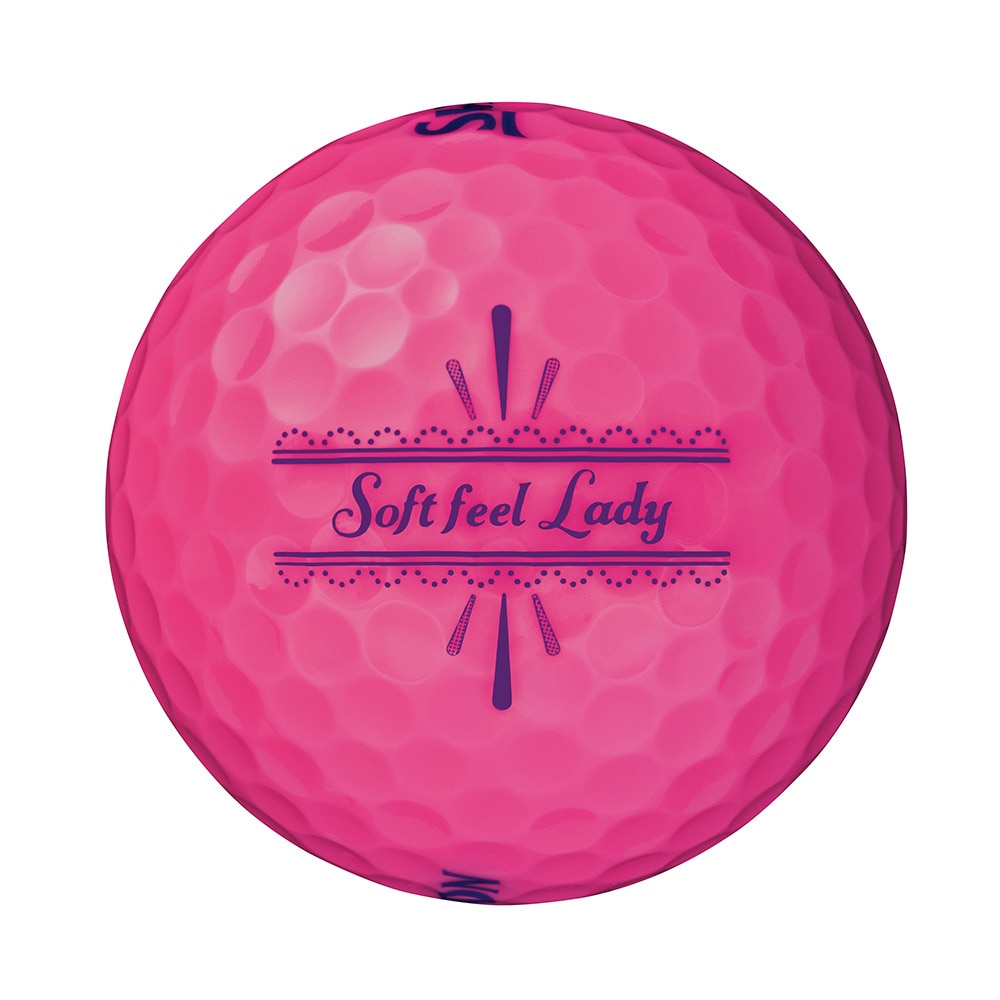 スリクソン（SRIXON）（レディース）ゴルフボール SOFT FEEL LADY PPK ダース(12個入り)