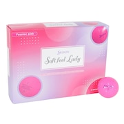 (レディース)ゴルフボール SOFT FEEL LADY ダース(12個入り) PPK