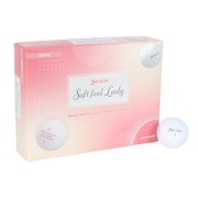 (レディース)ゴルフボール SOFT FEEL LADY ダース(12個入り) WH