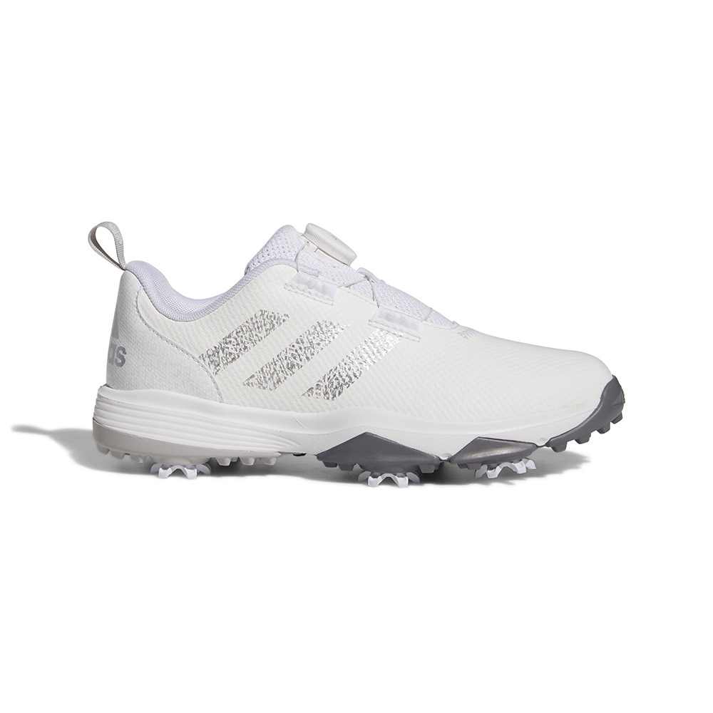 ＜ヴィクトリアゴルフ＞ ADIDAS ジュニア コードカオス22 BOA-GX3945WH/SM ２２．０ 10 ゴルフ