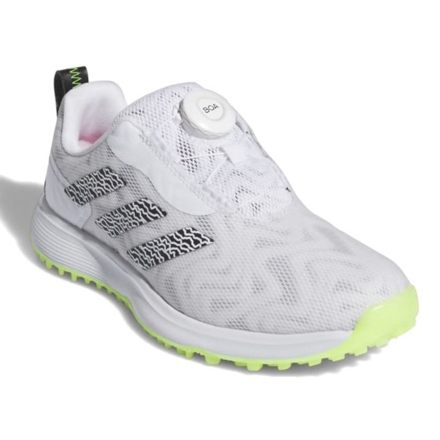 アディダス（adidas）（キッズ）ゴルフシューズ ジュニア コードカオス25 ボア IG8770W/YL