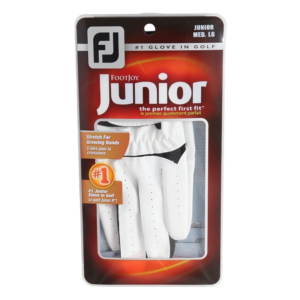 フットジョイ（FOOT JOY）（キッズ）ジュニア 左手用 ゴルフグローブ FGJR25WT
