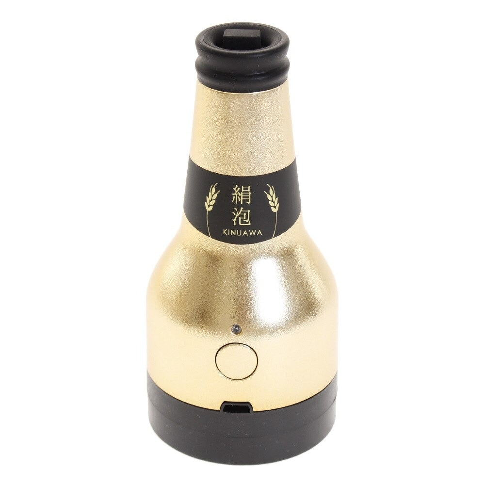 ドウシシャ（DOSHISHA）（メンズ、レディース）絹泡ビアサーバー瓶タイプ ゴールド 806161DKB-18GD