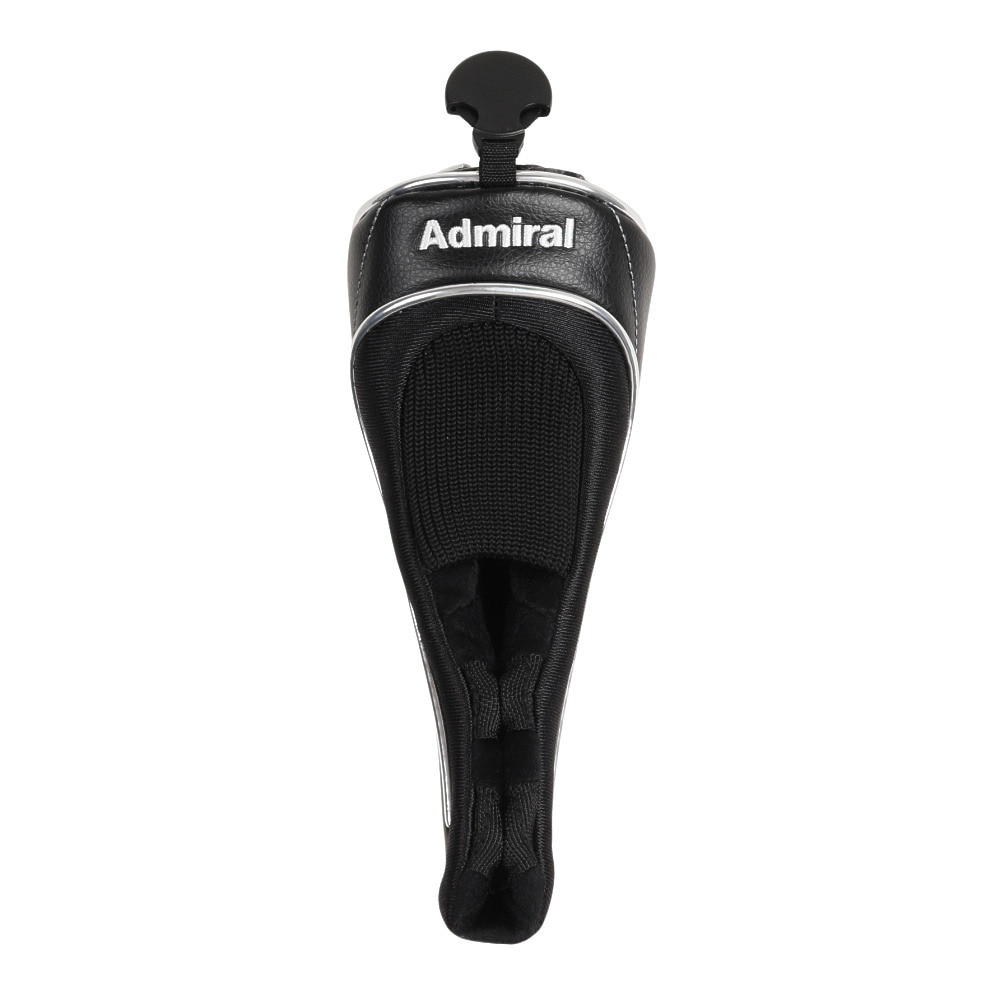 アドミラル ゴルフ（Admiral GOLF）（メンズ、レディース）ヘッドカバー ユーティリティー用 スポーツモデル ADMG1BH6-BLK
