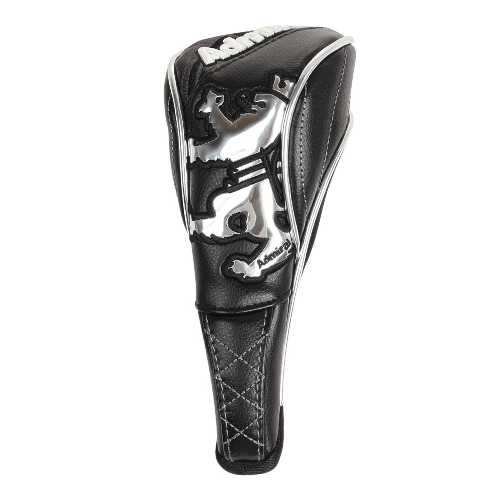 アドミラル ゴルフ（Admiral GOLF）（メンズ、レディース）ヘッドカバー ユーティリティー用 スポーツモデル ADMG1BH6-BLK