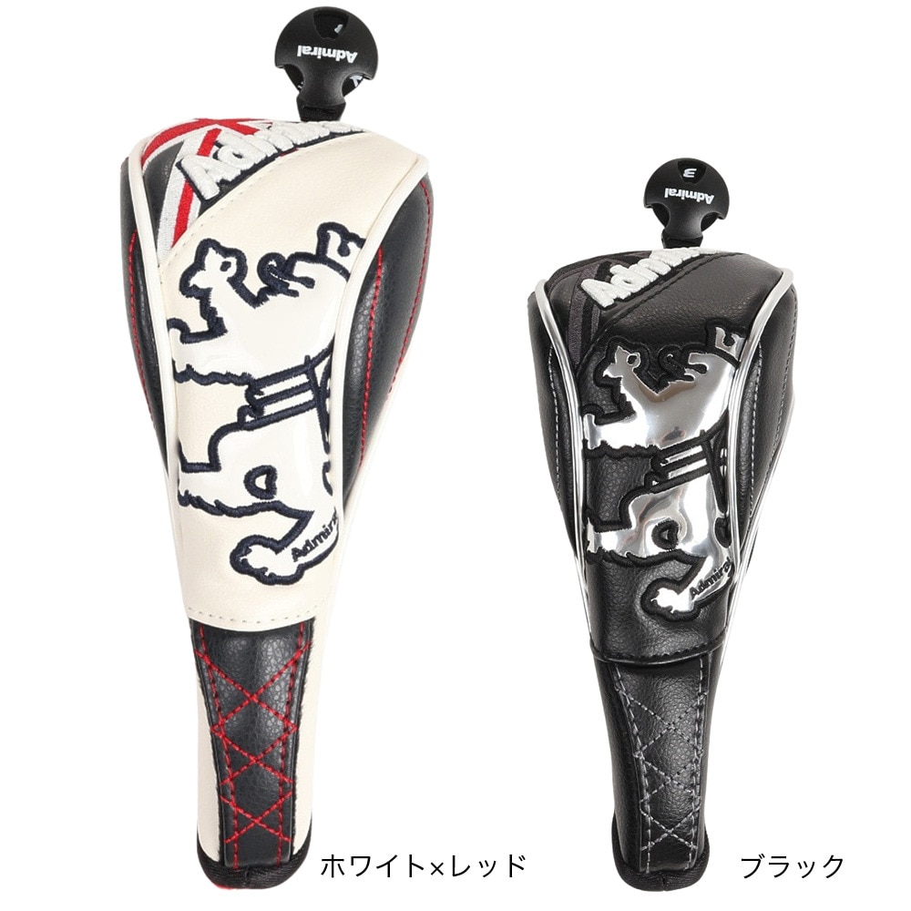 アドミラル ゴルフ（Admiral GOLF）（メンズ、レディース）ヘッドカバー ユーティリティー用 スポーツモデル ADMG1BH6-TRI