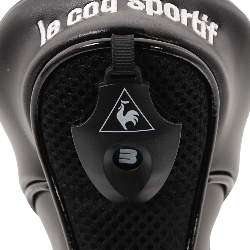 ルコックゴルフ（メンズ、レディース）ゴルフ マグネット式 ユーティリティ用ヘッドカバー QQBTJG40 BK00