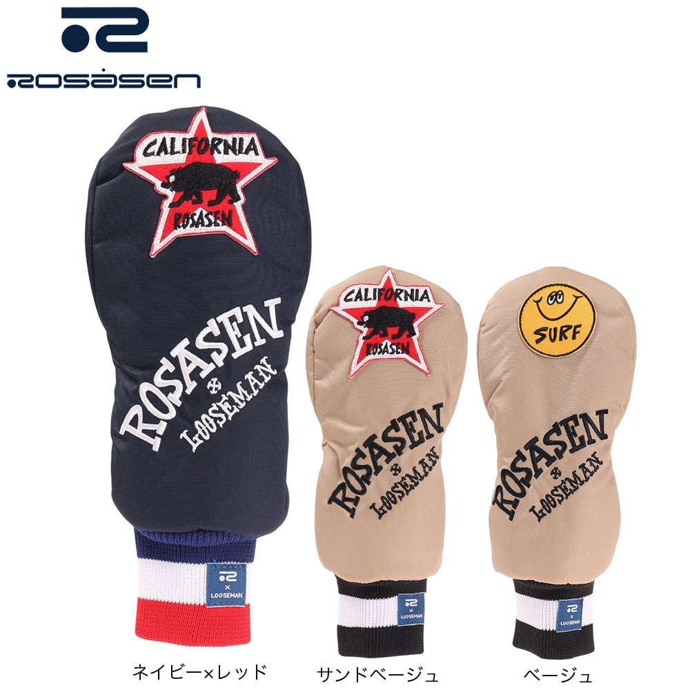 ROSASEN（メンズ、レディース）ゴルフ ルーズマンコラボ ヘッドカバー フェアウェイウッド用 046-96202-053