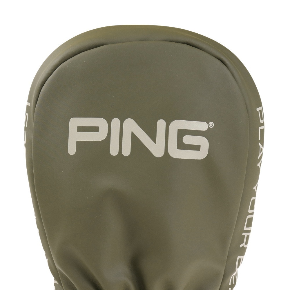 ピン（PING）（メンズ、レディース）ソフトPU ヘッドカバー ドライバー用 HC-P221 OLV 36199