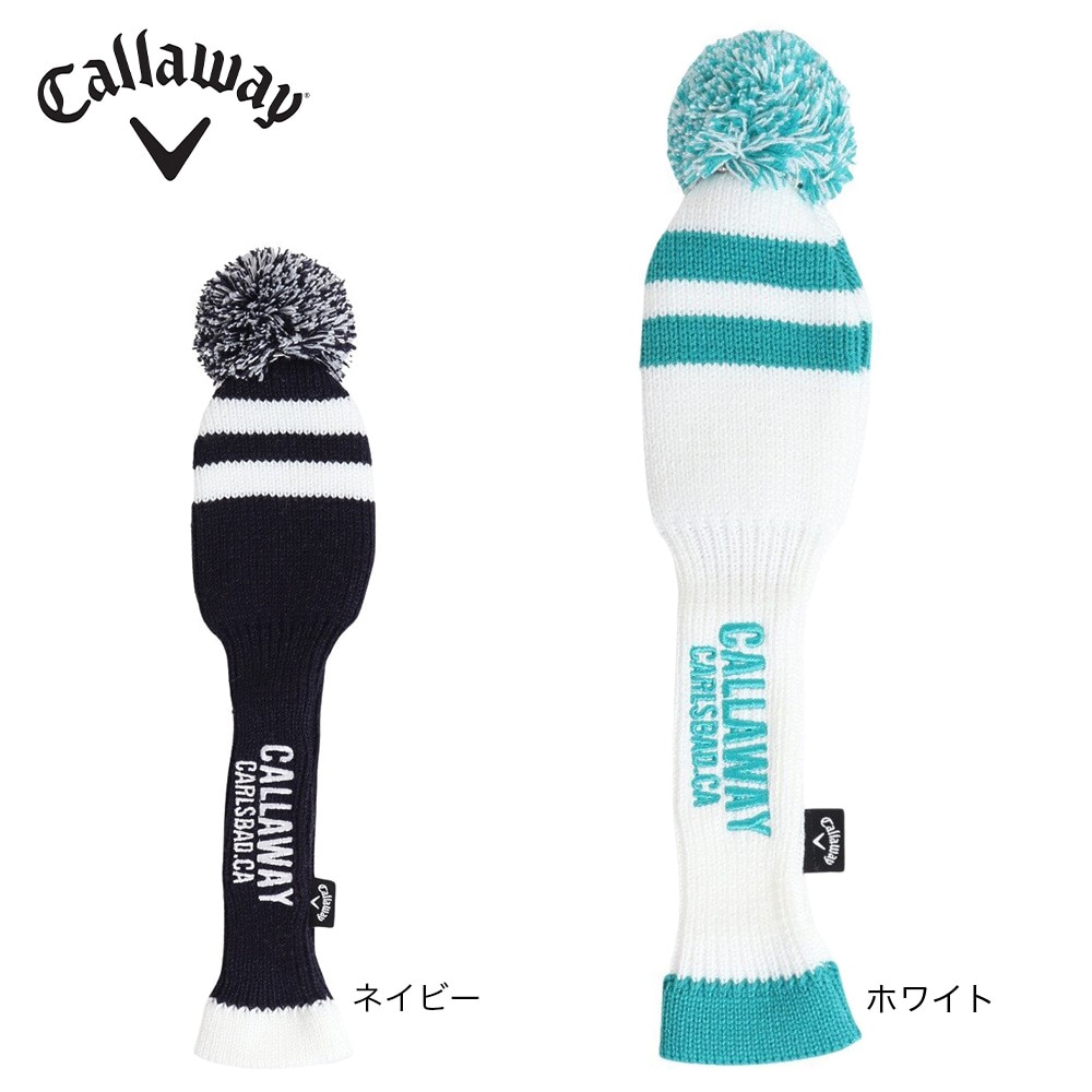 キャロウェイ（CALLAWAY）（メンズ、レディース）ゴルフ ニット ヘッドカバー 23 JM ユーティリティー用 5523077 WH