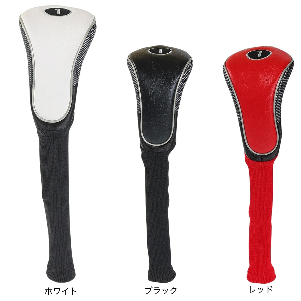 パフォーマンスギア（PG）（メンズ、レディース）ゴルフ ニットタイプ ドライバー用ヘッドカバー PGIT2T3024 BLK