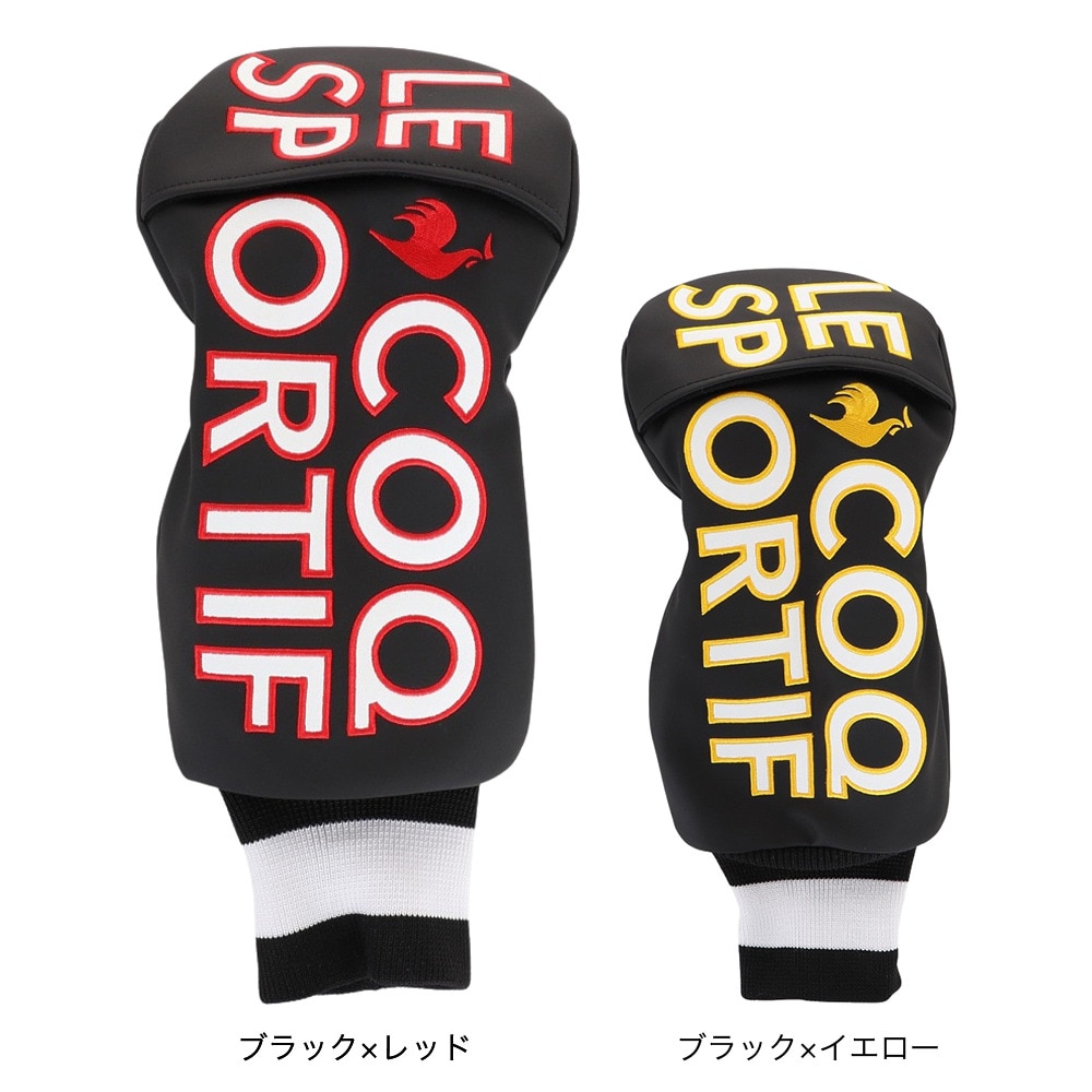 ルコックスポルティフ（lecoqsportif）（メンズ、レディース）ゴルフ ヘッドカバー ドライバー用 QQBUJG00 BKRD