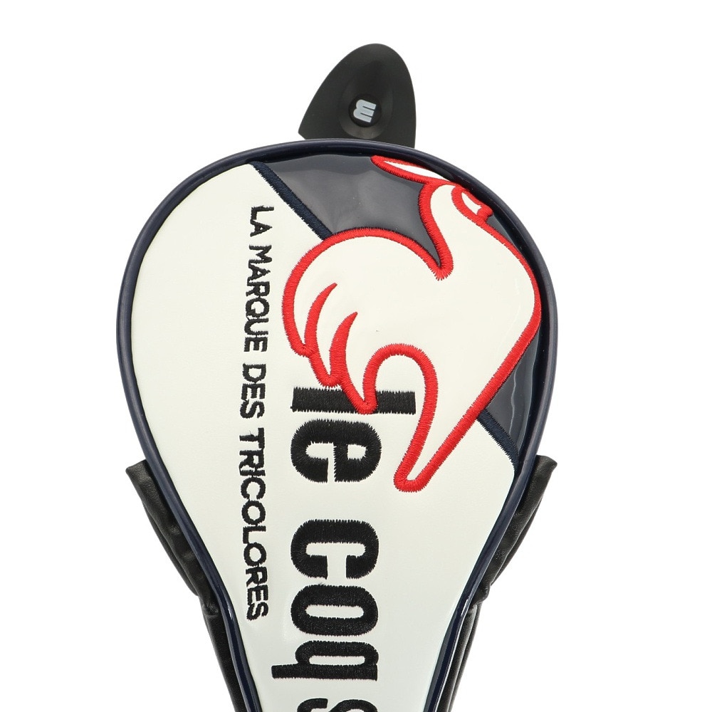 ルコックスポルティフ（lecoqsportif）（メンズ、レディース）ゴルフ フェアウェイウッド用ヘッドカバー マグネット 200cc対応 QQBVJG30 WH00