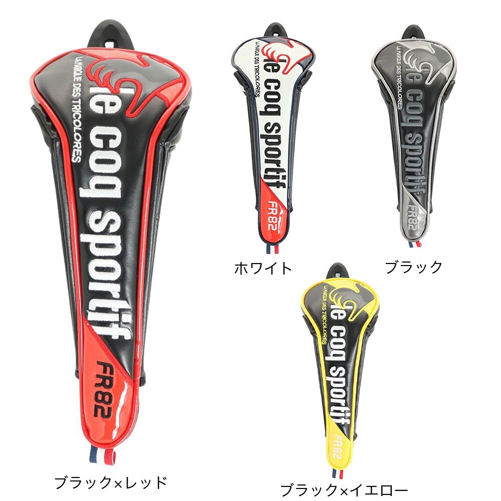 ルコックゴルフ（メンズ、レディース）ゴルフ ユーティリティ用ヘッドカバー マグネット QQBVJG40 BKYL