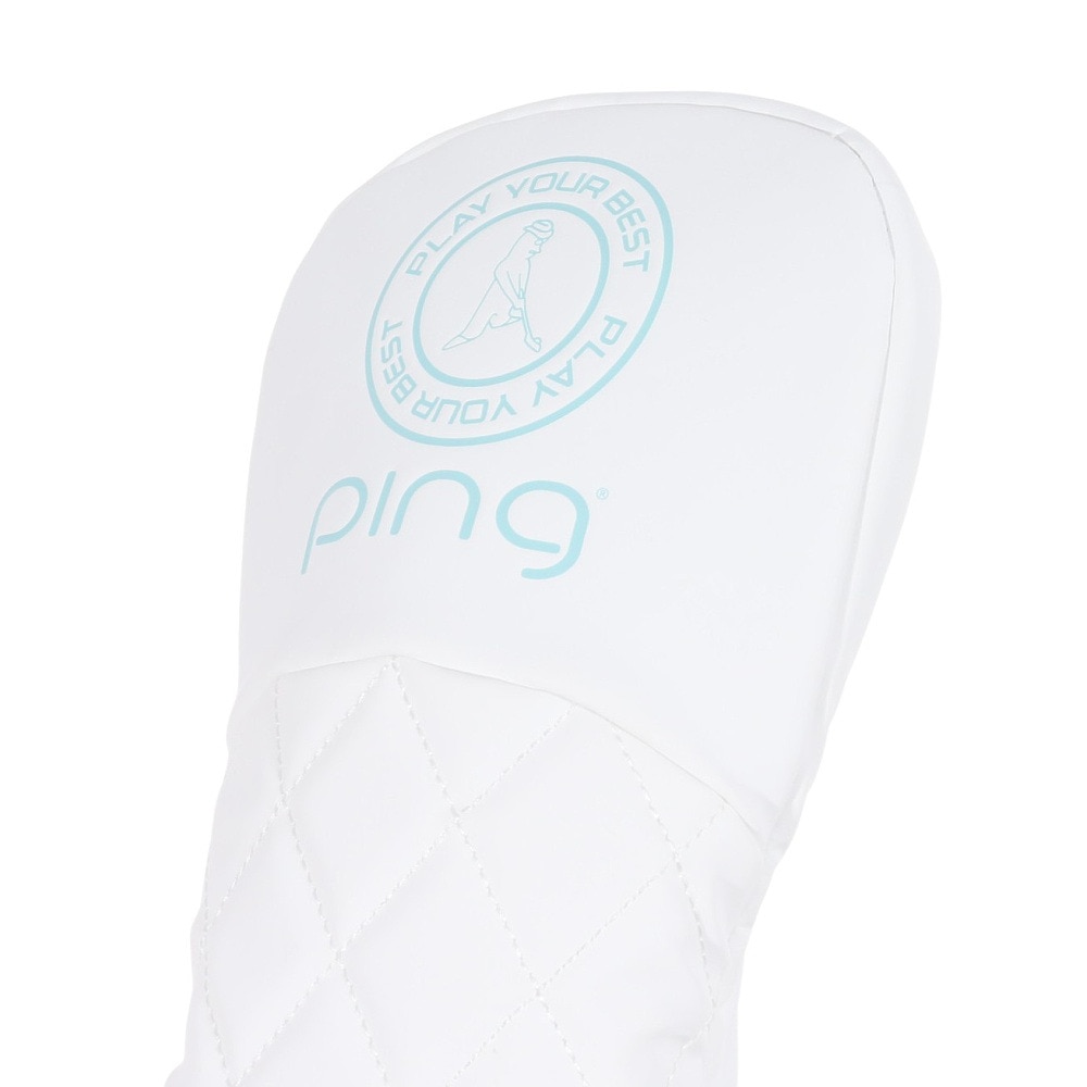 ピン（PING）（メンズ、レディース）ゴルフ ドライバー用ヘッドカバー HC-L2301 WH 36872